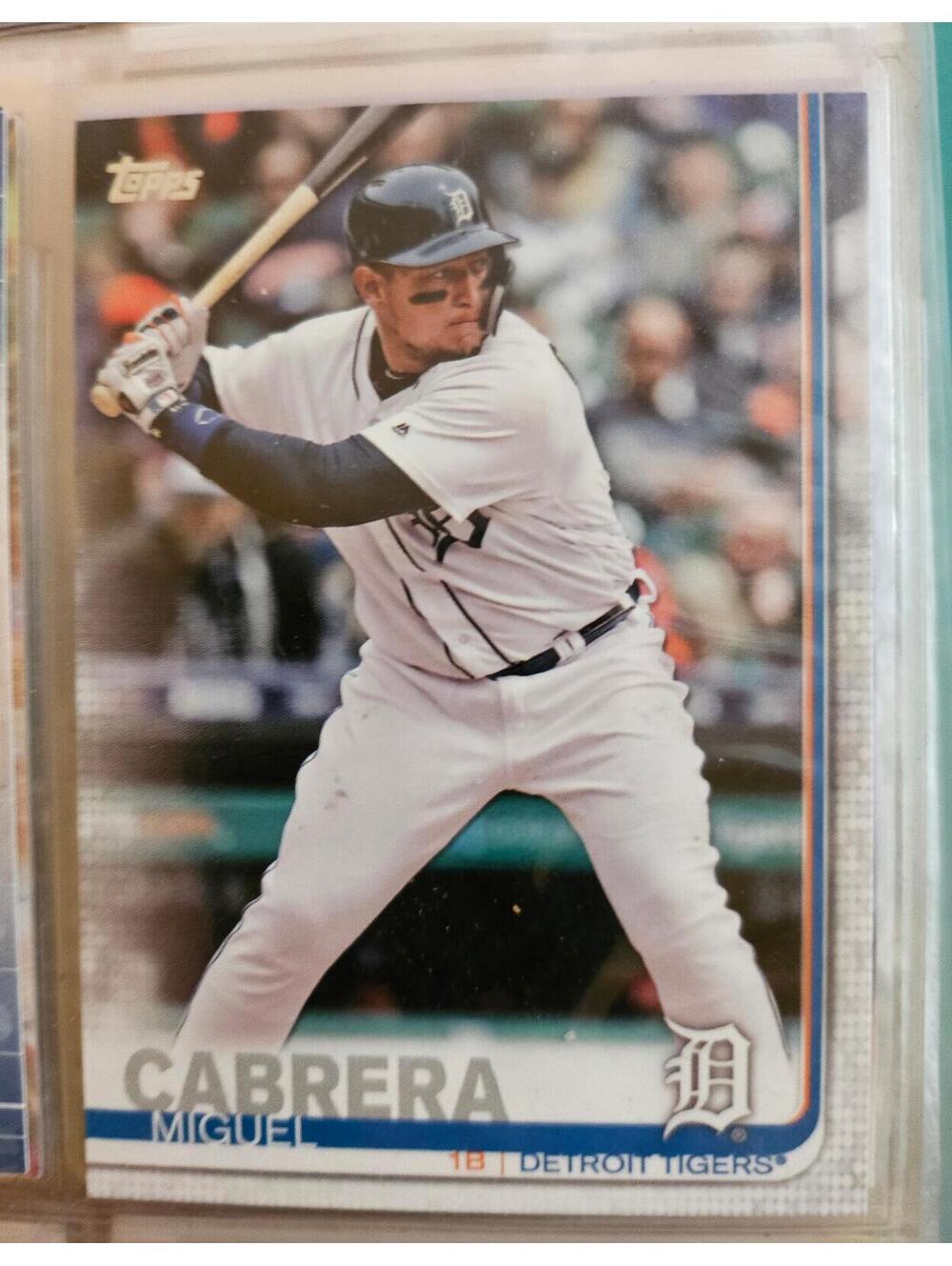 2019 Topps Baseball Miguel Cabrera #230 Detroit Tigers